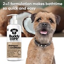 Buddycare 2in1 Shampoo & Conditioner - Coconut - 500ml / 16.9 Fl Oz