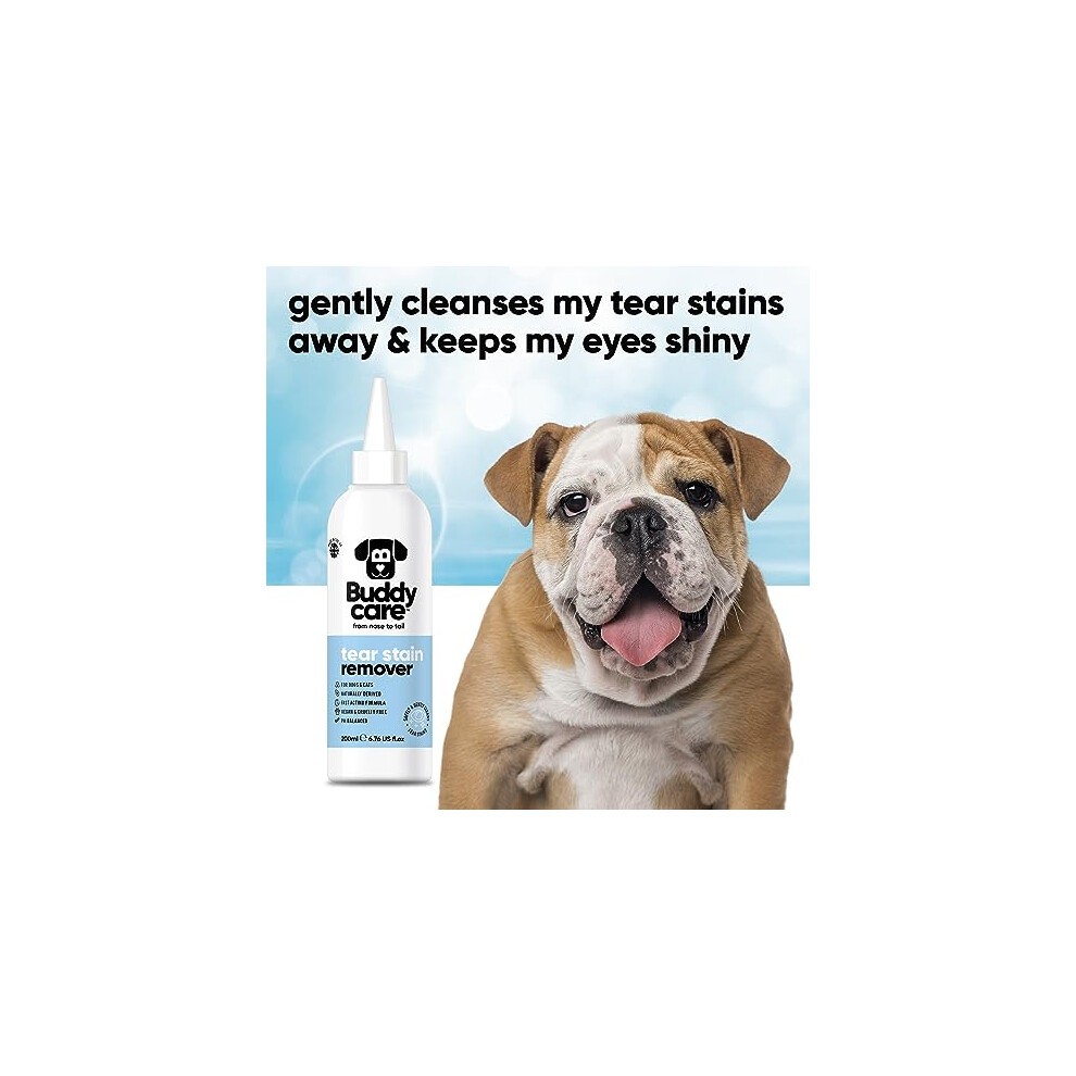 BuddyCare Eliminador de Manchas Lagrimales en Liquido para Perros