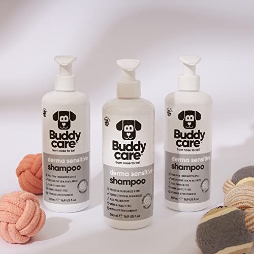 Buddycare Dog Shampoo - Derma Sensitive - 500ml / 16.9 Fl Oz