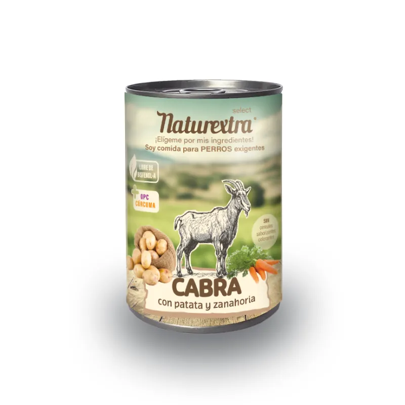 [P-EHC400] Lata Naturextra Cabra - 400g