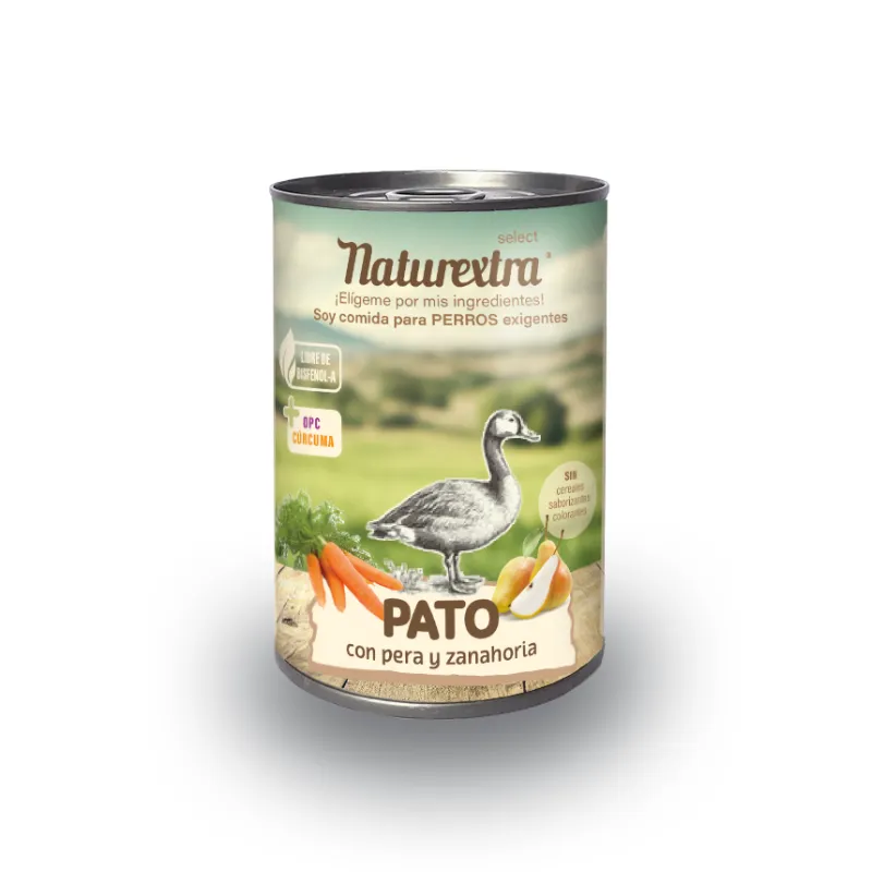 [P-EHP400] Lata Naturextra Pato - 400g
