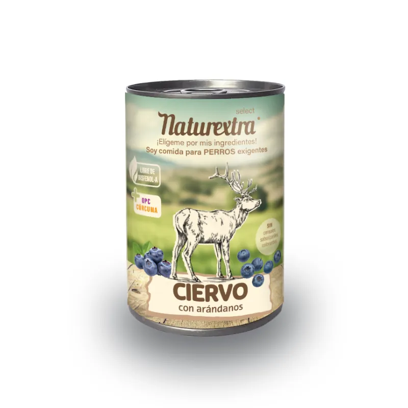 [P-EHCI400] Lata Naturextra Ciervo - 400g
