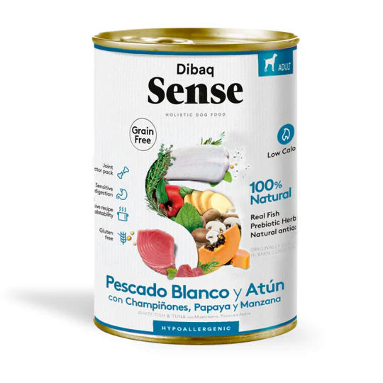 Lata Dibaq Sense Pescado blanco y Atún