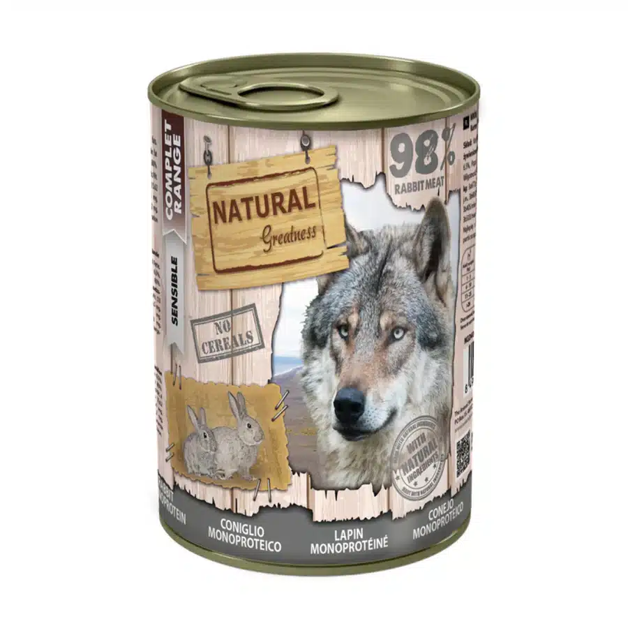 Lata Conejo Monoproteica Natural Greatness - 400g