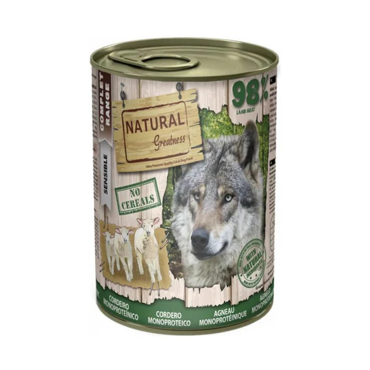 [NGD40009] Lata Cordero Monoproteica Natural Greatness - 400g
