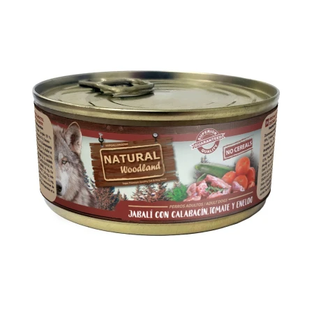 [FND17004] Lata Natural Woodland 170g Jabalí con Calabacín