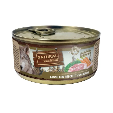 [NWD17002] Lata Natural Woodland - Ganso con Brócoli y Zanahorias - 170g