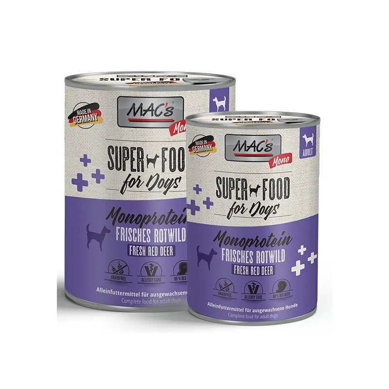 MAC’s Lata Monoproteica Ciervo - 400g