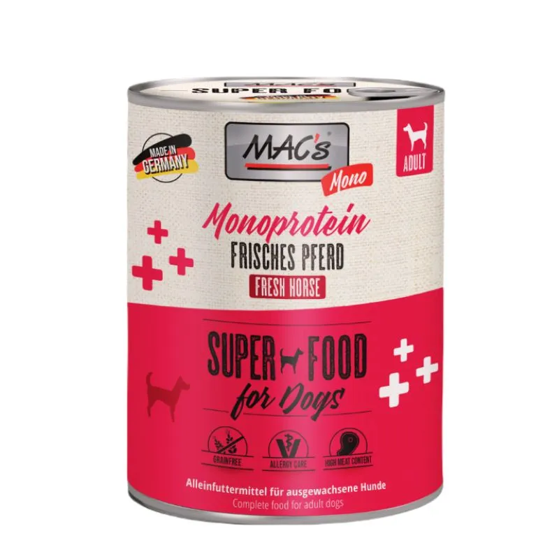 Lata MAC’s Perro Monoproteico Caballo