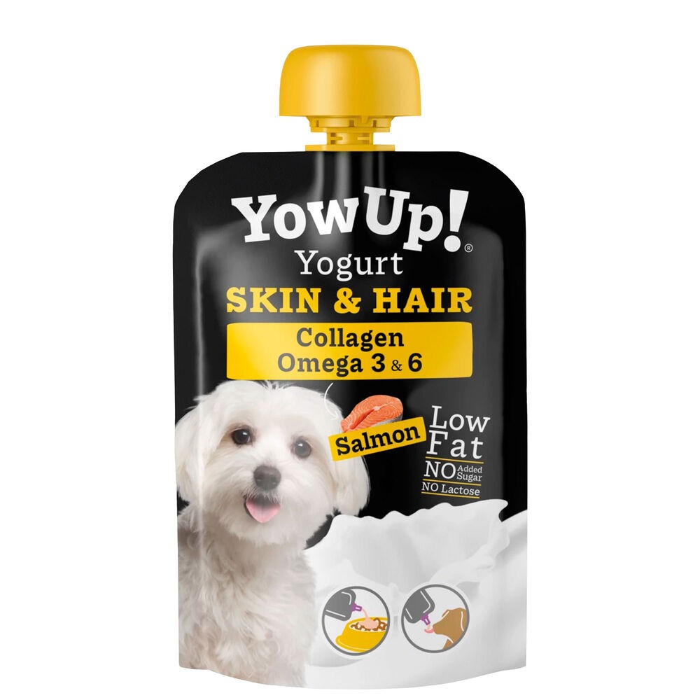 [YOWUP111] Yow Up Yogur Colágeno y Omega 3 y 6 Skin and Hair para perros