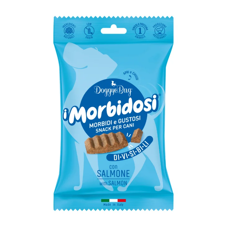 [SMRBSLM90] Snacks morbidosi Doggyebag Salmón