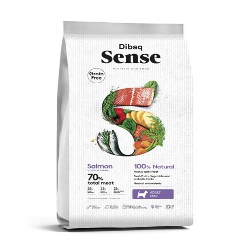 Dibaq Sense Mini Grain Free Adulto Salmon  - 2kg