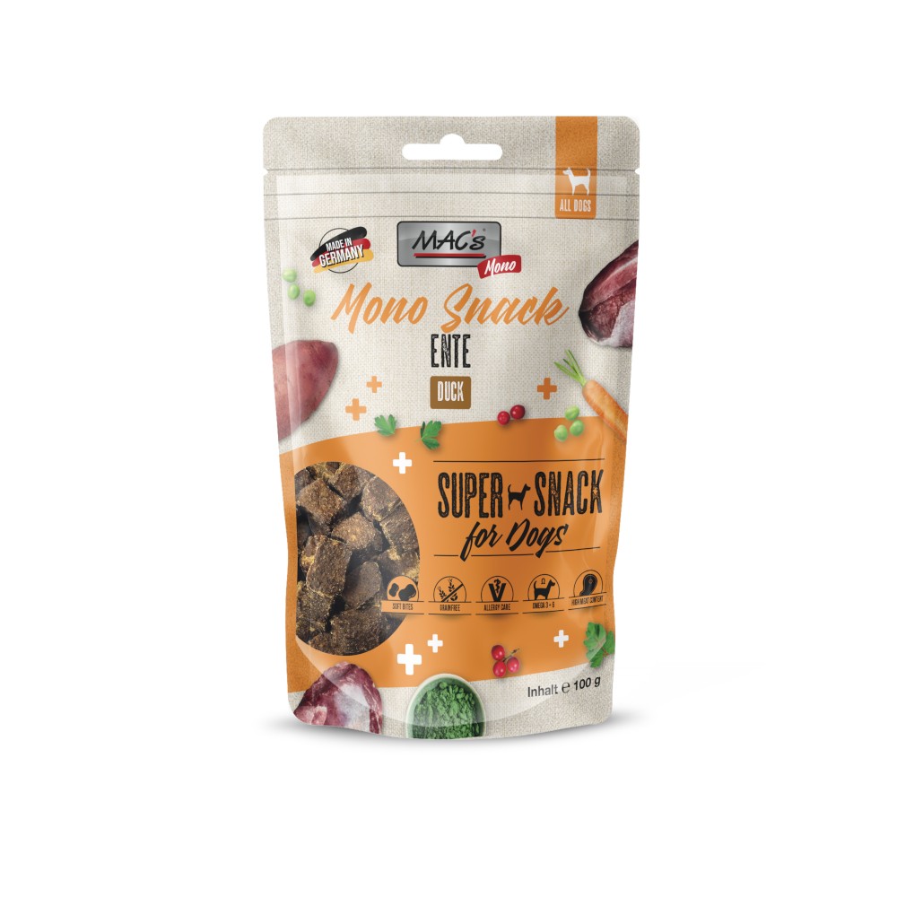 Snack Mac's Monoprotein Pato - 100g