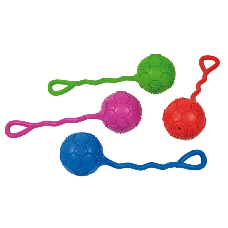 Pelota Fútbol con Tirador de Goma