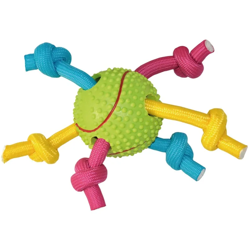 Tennis de Goma Con Cuerda Tricolor - 6cm