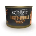 Pollo con Paella en caldo  - Schesir Taste Of The World Lata para perros