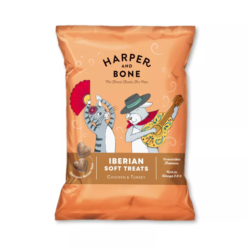 Harperd and Bone - Snacks Semihúmedos de Pavo - 90gr