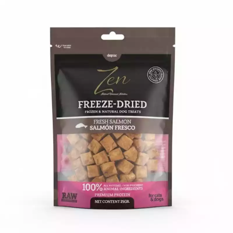 Dados de Salmón Liofilizados - Zen Freeze Dried
