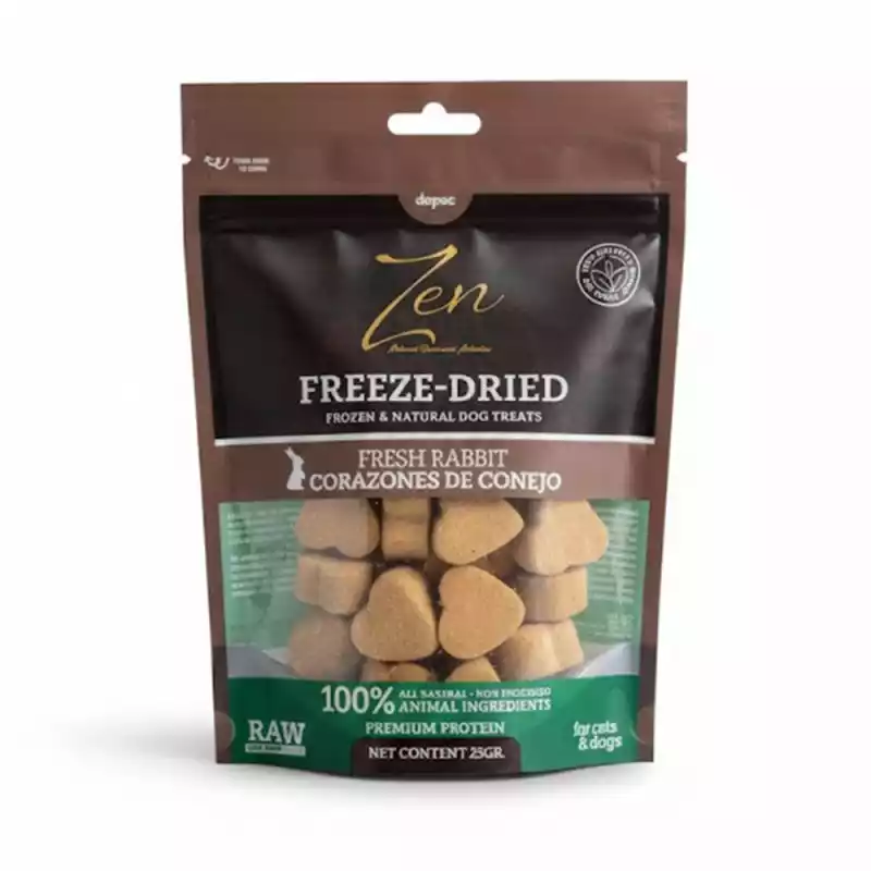Corazones de Conejo Lioflizados - Zen Freeze Dried