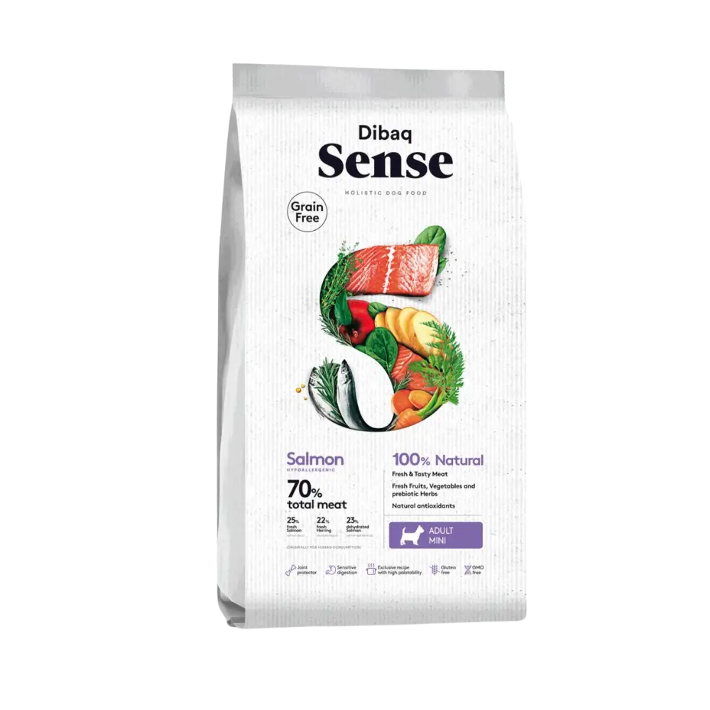 Dibaq Sense Hipoalergénico Grain Free Salmón Mini  - 6 kg