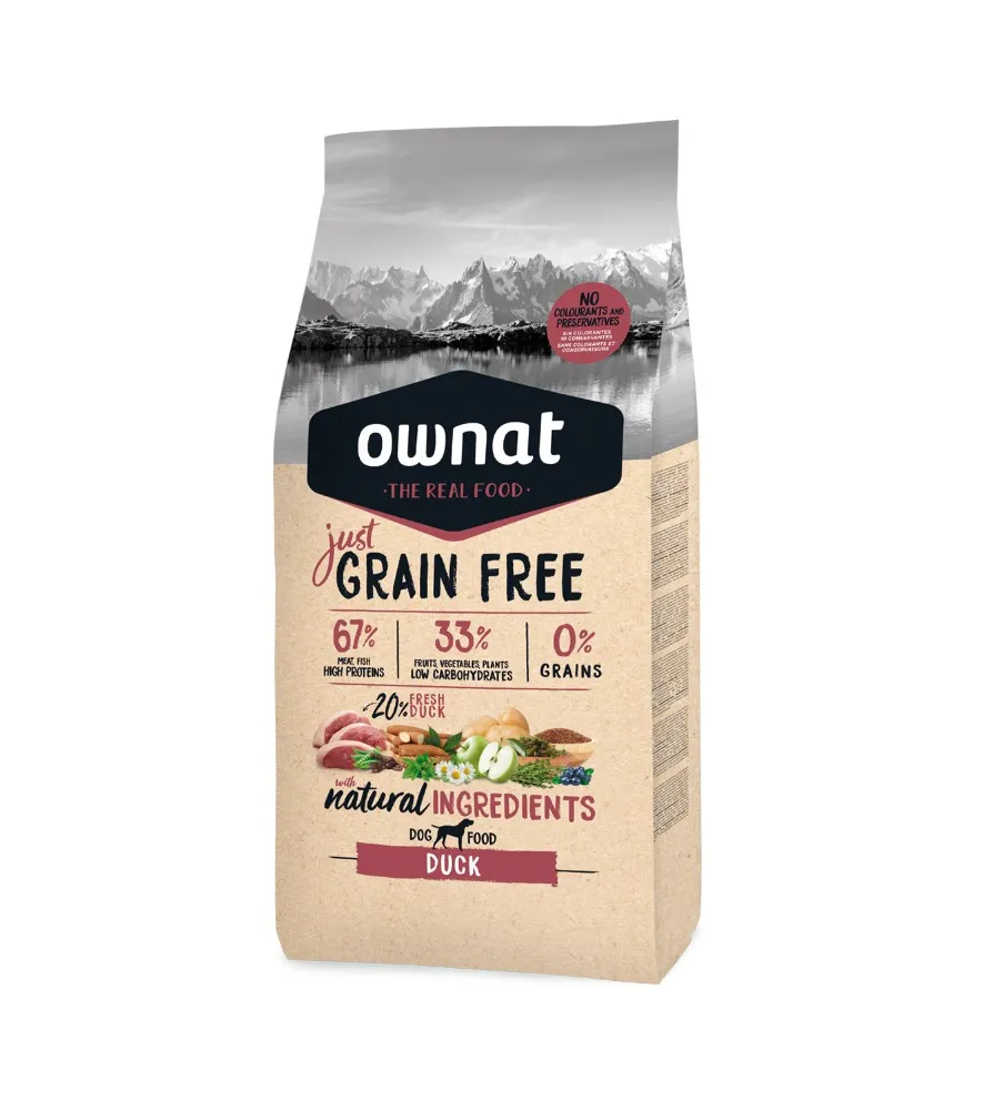Ownat Just Grain Free - Pato - 3kg