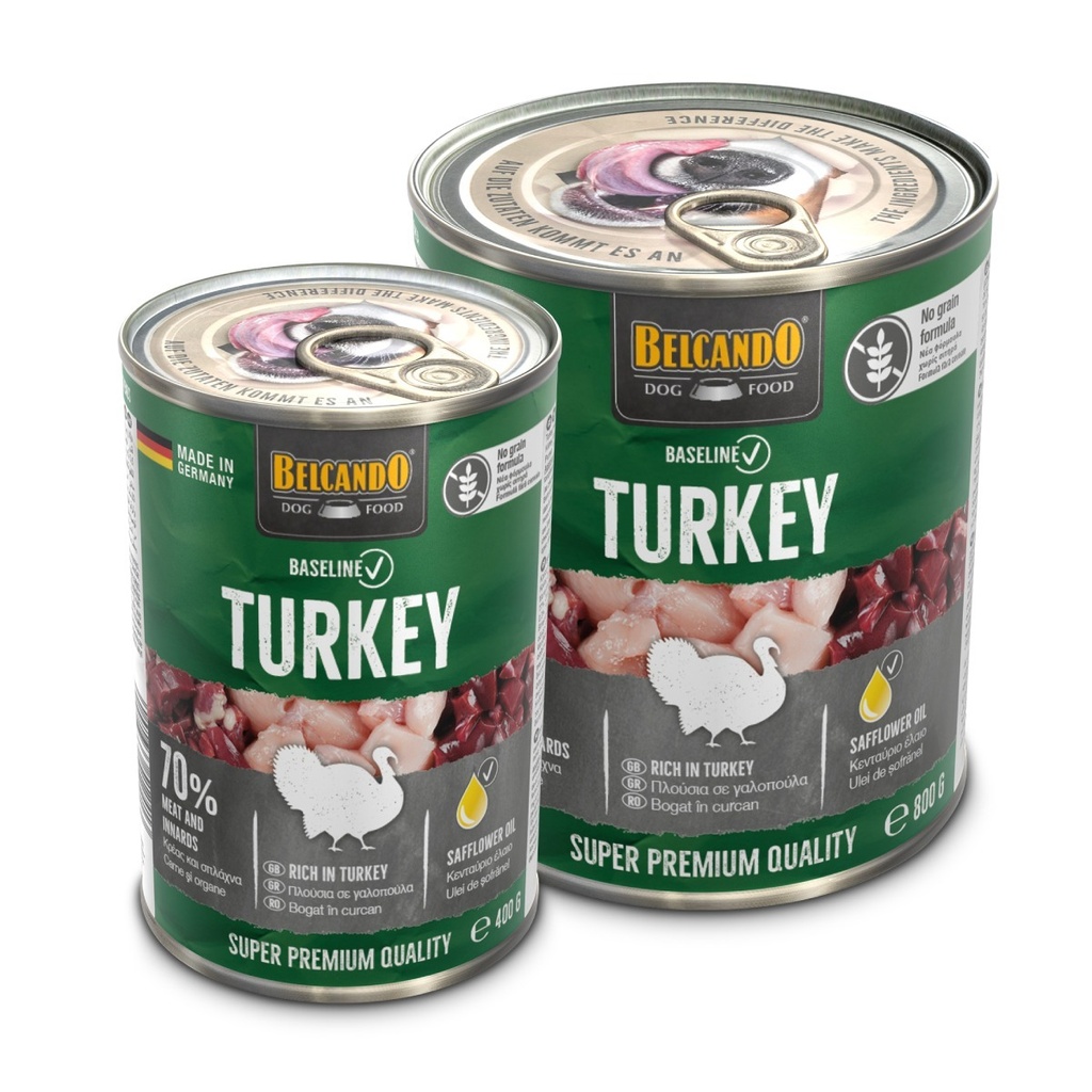 Lata Belcando Baseline Pavo -  400gr