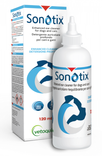 SONOTIX Limpiador Auricular PROFUNDO perros gatos 120 ml