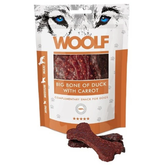 [WO1012C] Woolf Snacks - Huesos de pato y zanahoria