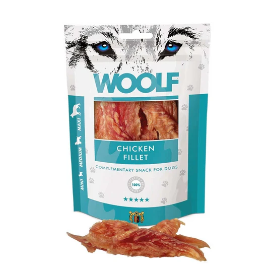[WO1033C] Woolf Snacks - Filetes de Pollo 100gr