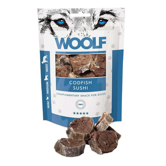 [WO1004C] Woolf Snacks - Sushi de Bacalao  - 100gr