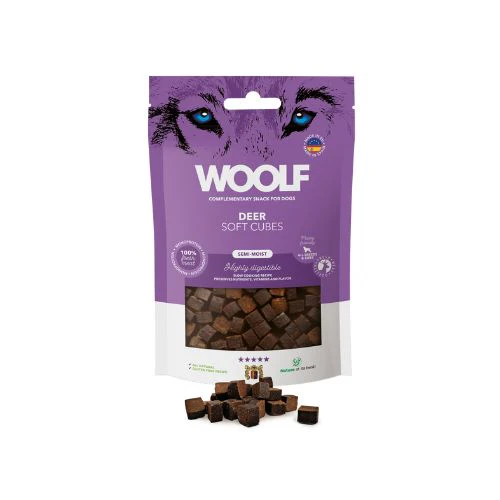 [WO5009] Woolf - Cubitos semihúmedos Ciervo 100gr