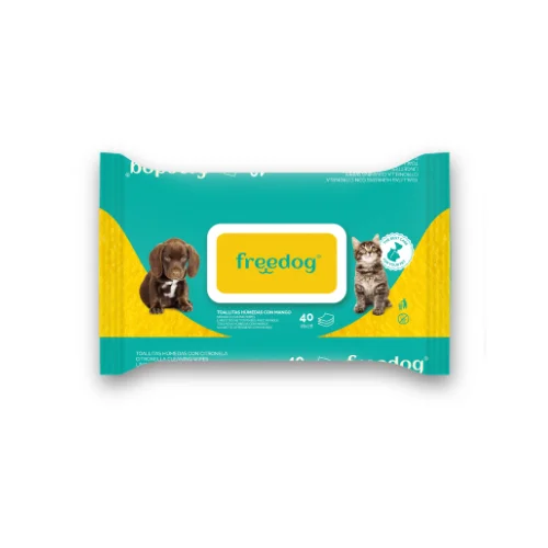 Toallitas higiénicas Mango - Freedog 40ud