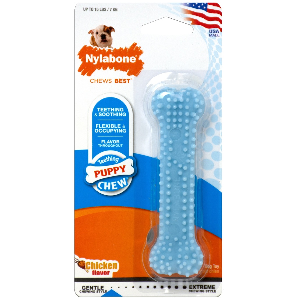 [NBP901PEU/98323] Mordedor Cachorros Sabor Pollo - BLUE DENTAL CHEW XS