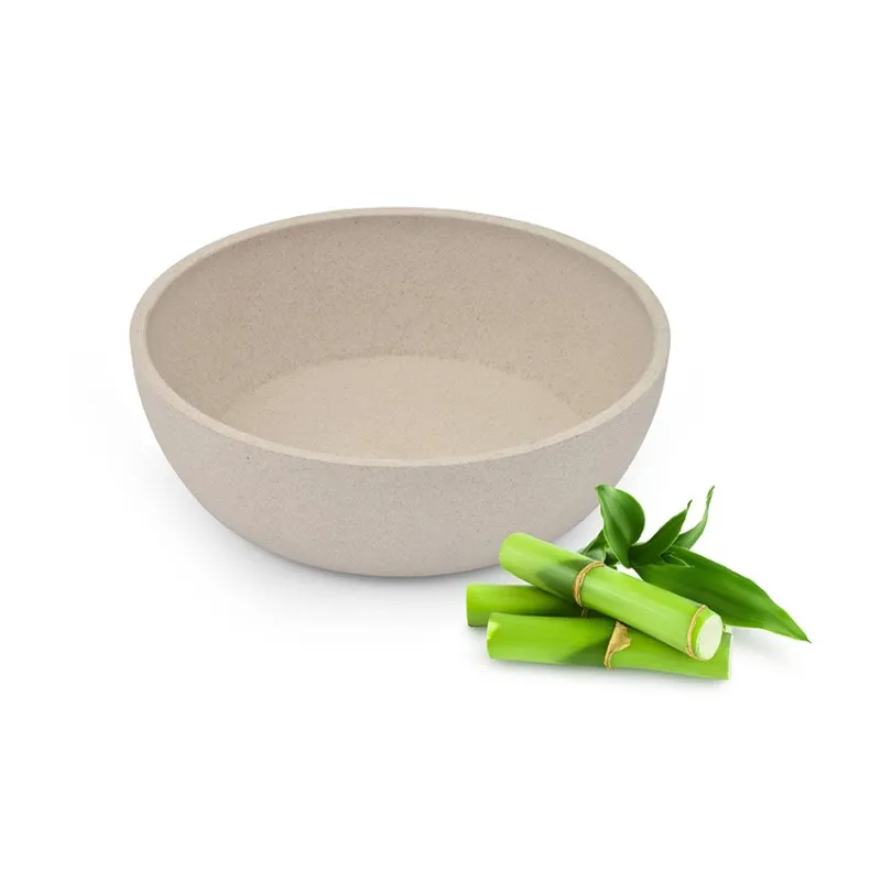 [305l-sw/pe75136] Comedero Bambú 550ml - Beige