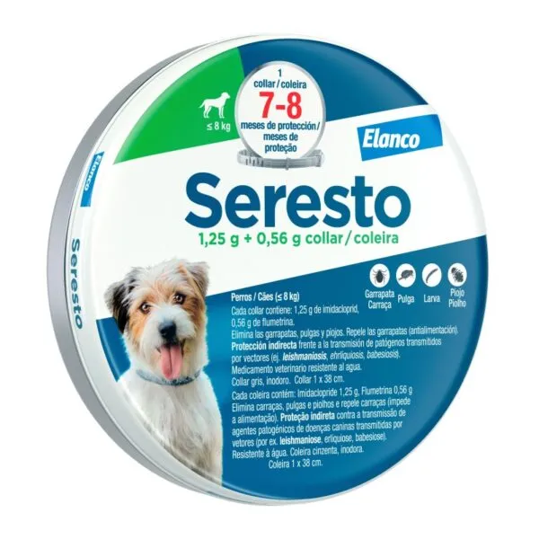 [B2PET012] Collar Antiparasitario Seresto -8 KG -38cm