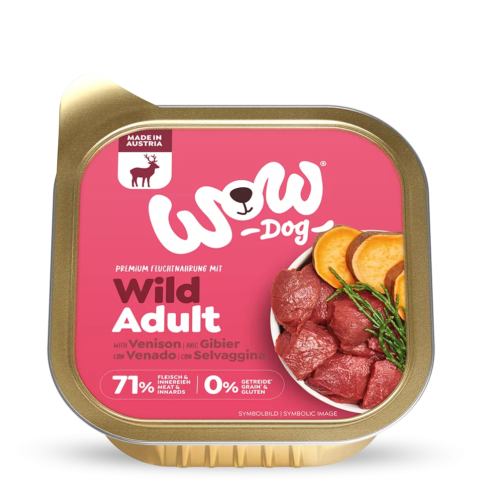 Tarrina WOW Adult  Venado 150g