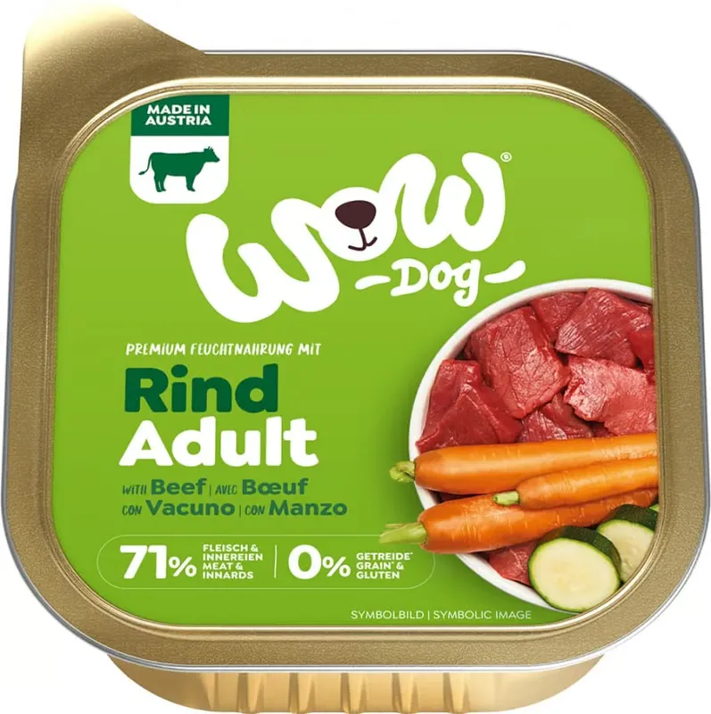 Tarrina WOW Adult Ternera - 150g