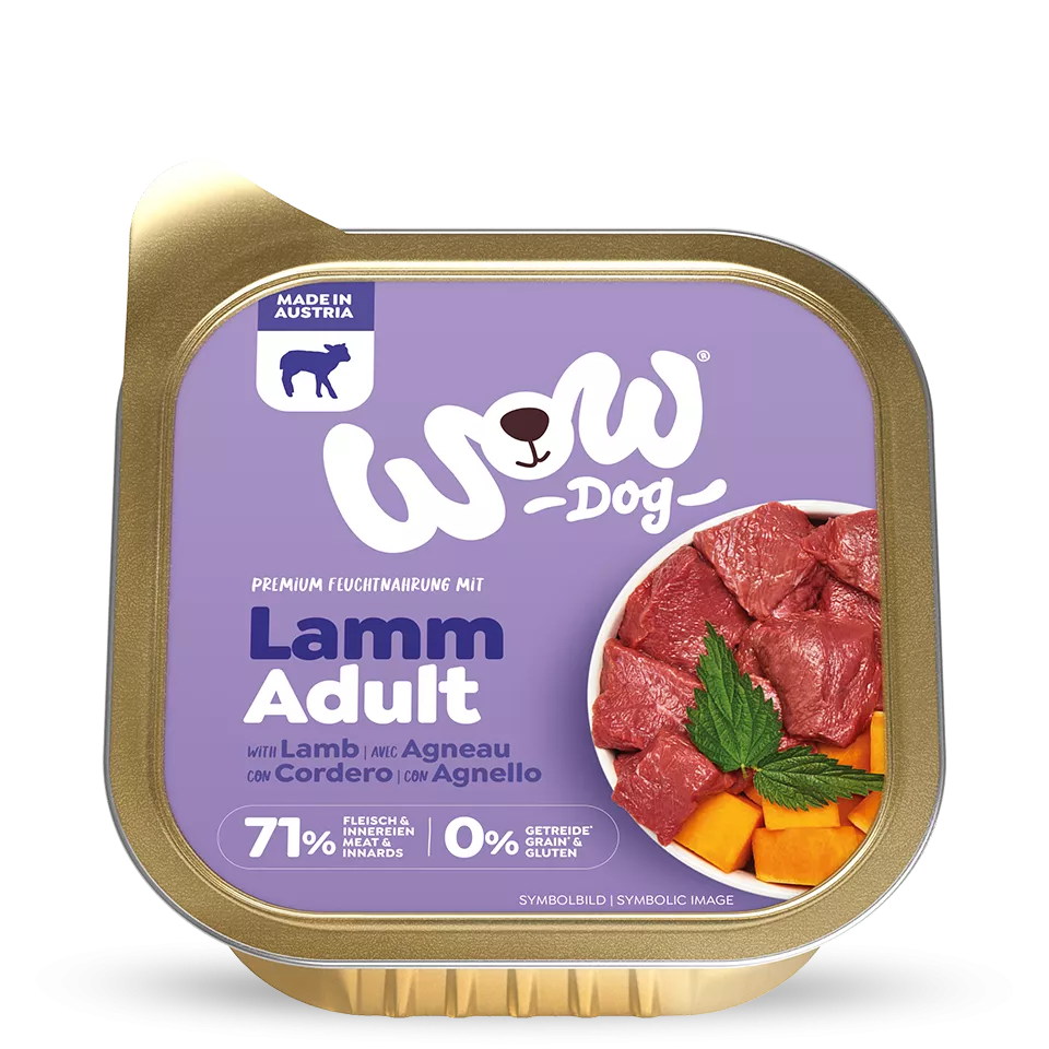 Tarrina WOW Adult Cordero - 150g