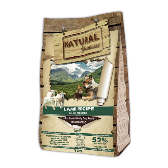 [ASK43CO02] Natural Greatness Cordero (cachorros y adultos) (2kg)