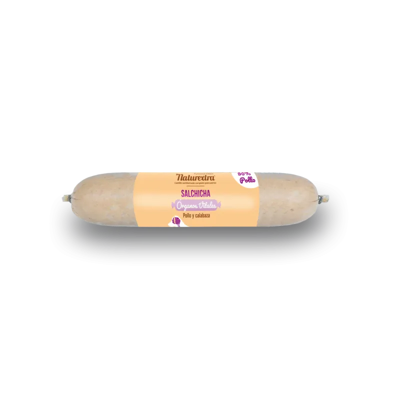 [ESVIT250] Naturextra Salchicha Órganos Vitales (250g)