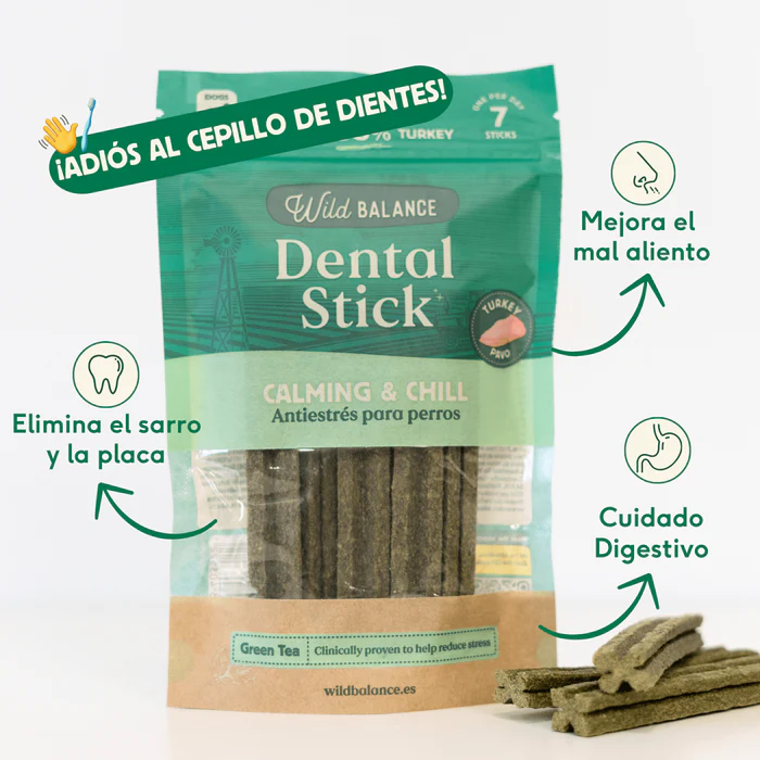 7 Barritas Wild Balance Stick Dentales De Pavo Para Perros