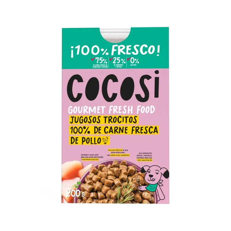 [COCOSI766] Tarrina Trocitos de Pollo 200g - Cocosi