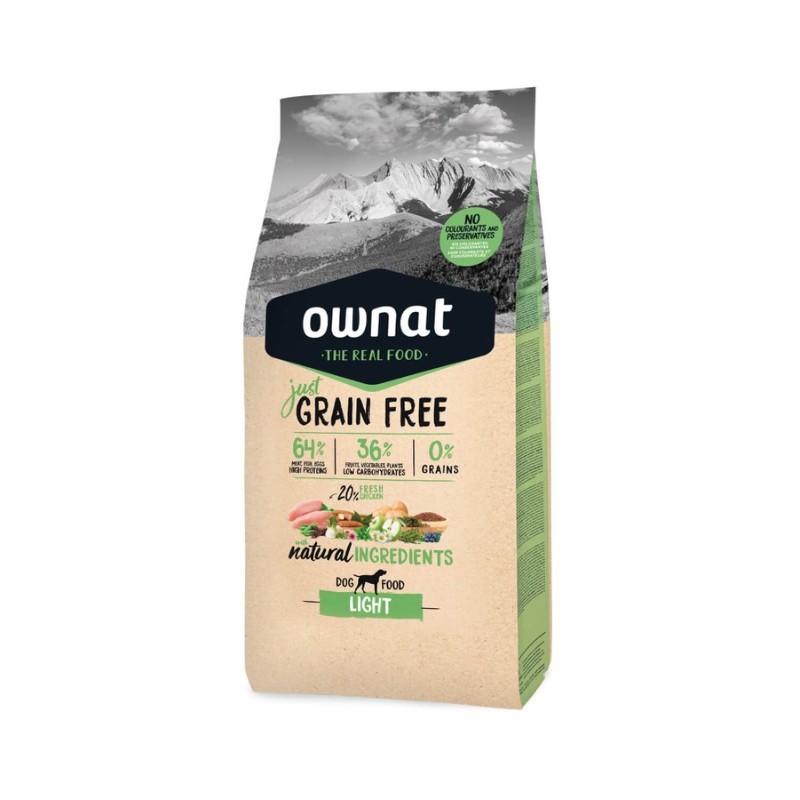 [016612] Ownat Just Grain Free Light - 3kg
