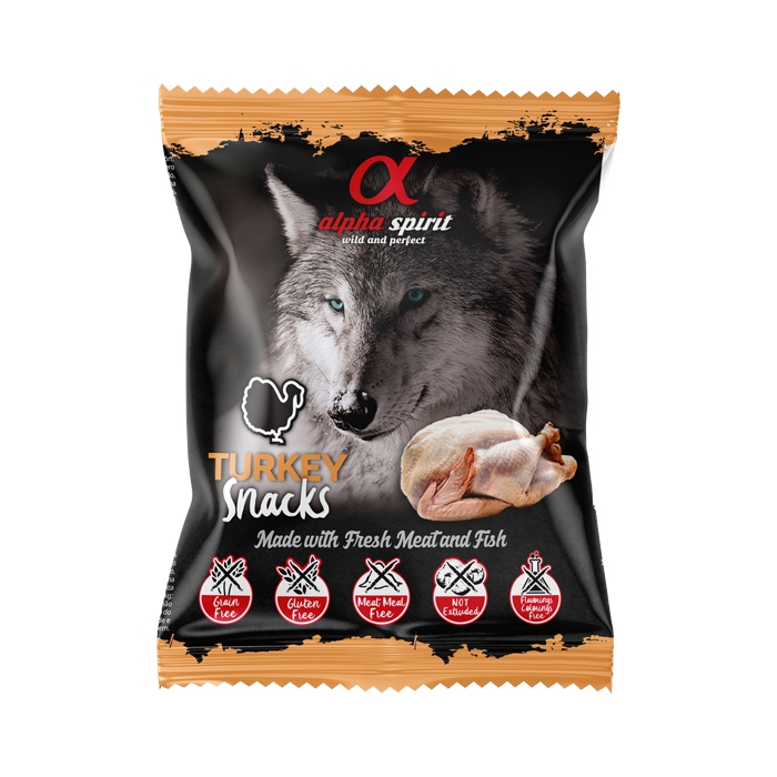 Snacks Alpha Spirit Pavo 50g