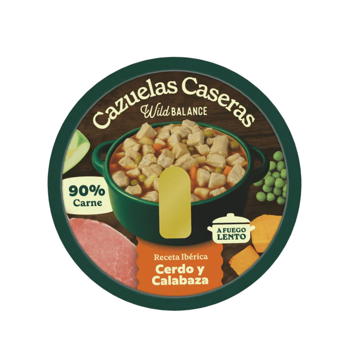 [WBCCCC28] Cazuela casera de Cerdo y Calabaza - Wild Balance
