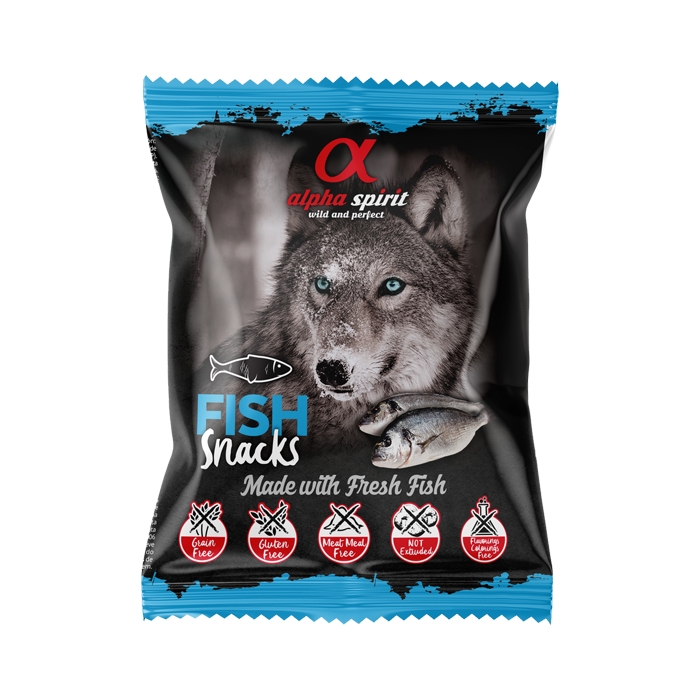Alpha Spirit Snacks Pescado - 50g